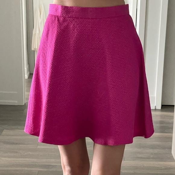 Club Monaco magenta pink skirt size 0 - Picture 1 of 3
